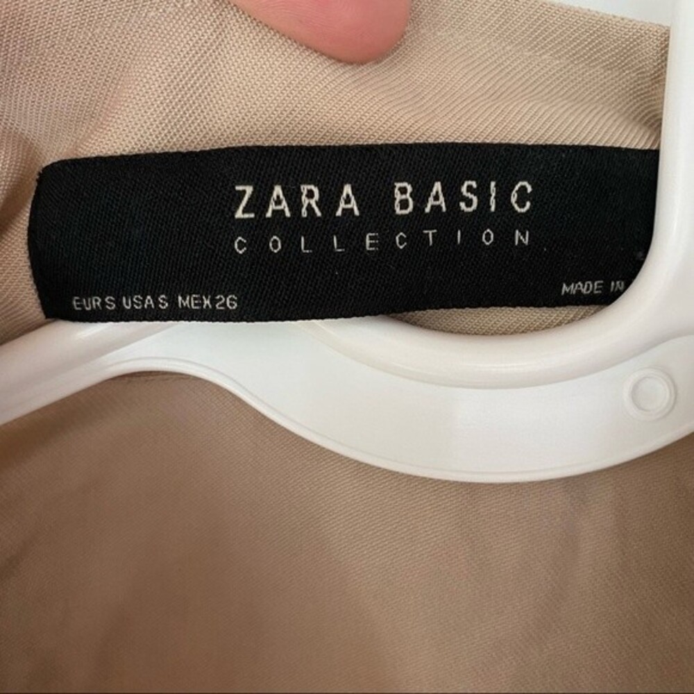 Zara Basic Beige Neutral Lightweight Jacket - image 3